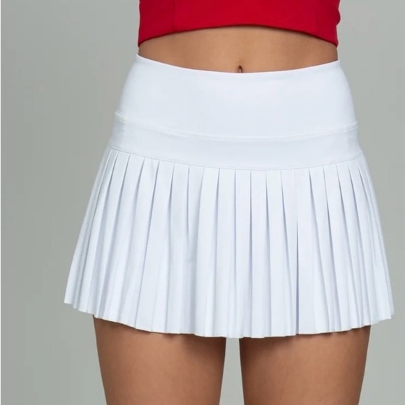 Kyodan Pants - KYODAN White Hinge Pleated Skirt/Skort Size M